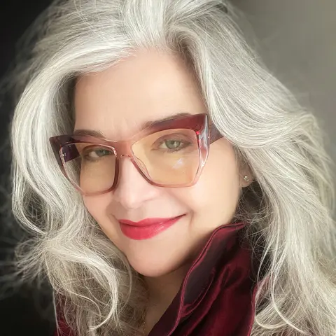 Cat-eye Red/Clear Eyeglasses