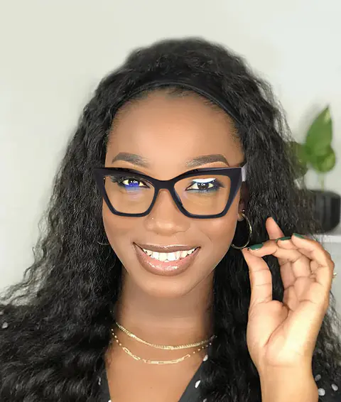 Cat-eye Black Reading Glasses