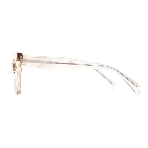 Cat-eye Transparent Amber Eyeglasses