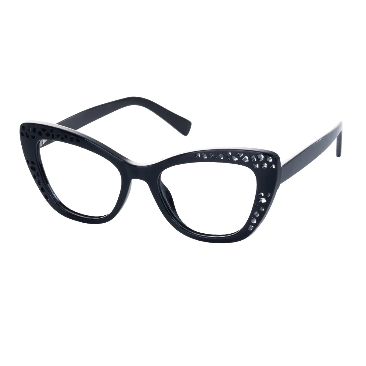 Cat-eye Black Eyeglasses