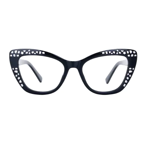 Cat-eye Black Eyeglasses
