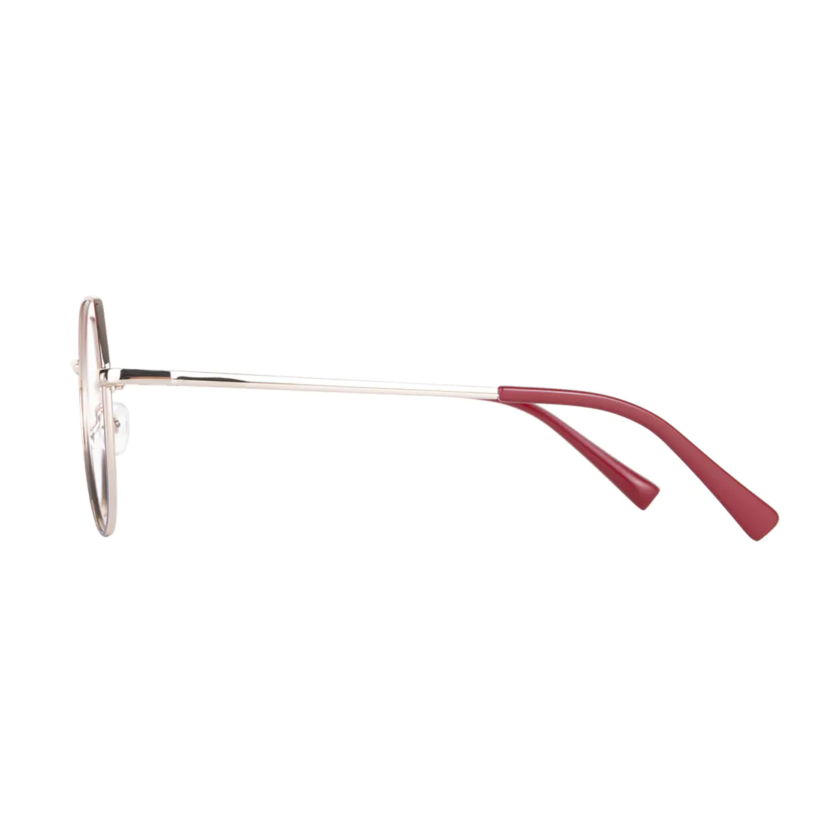 Geometric Red/Blue Eyeglasses