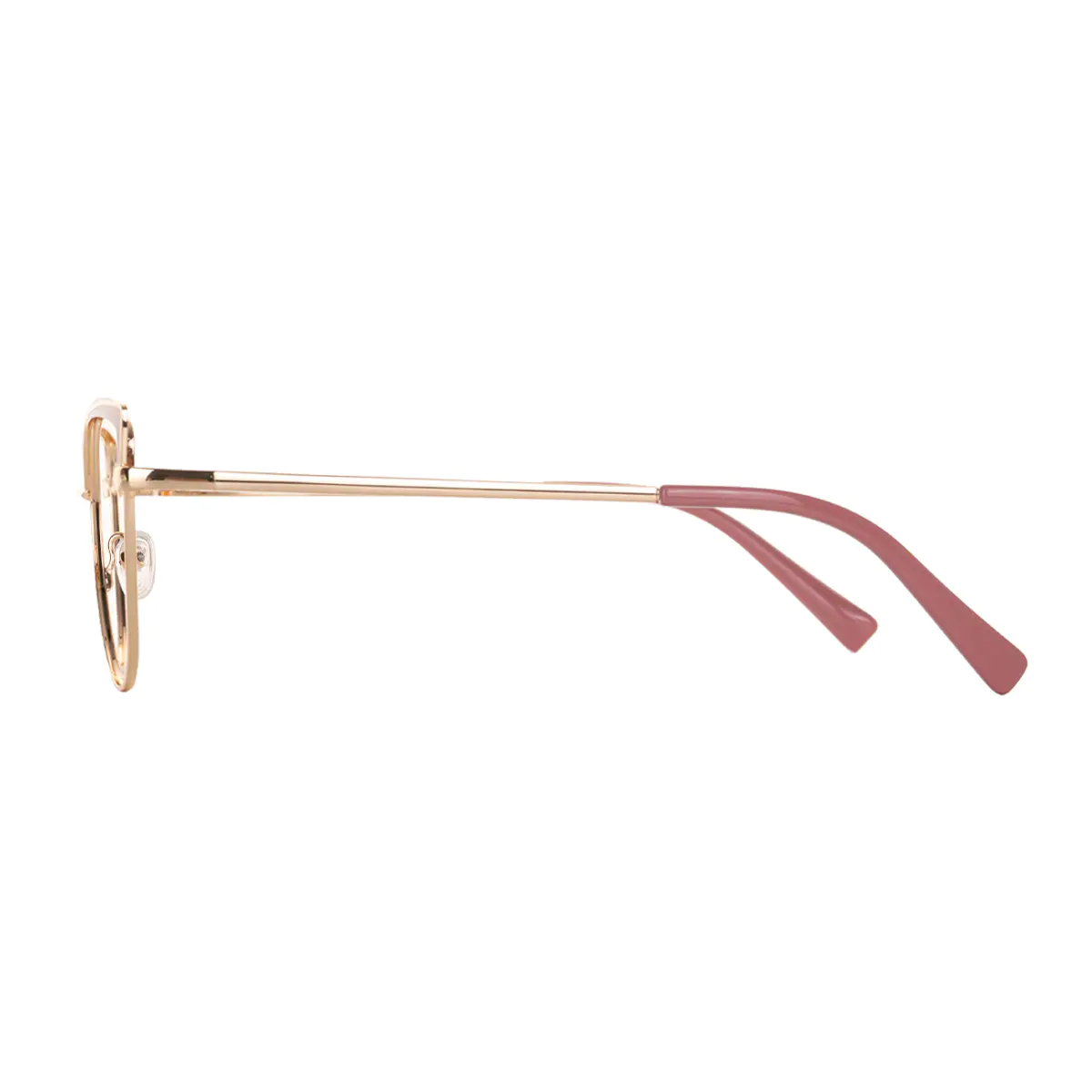 Cat-eye Pink/Gold Eyeglasses
