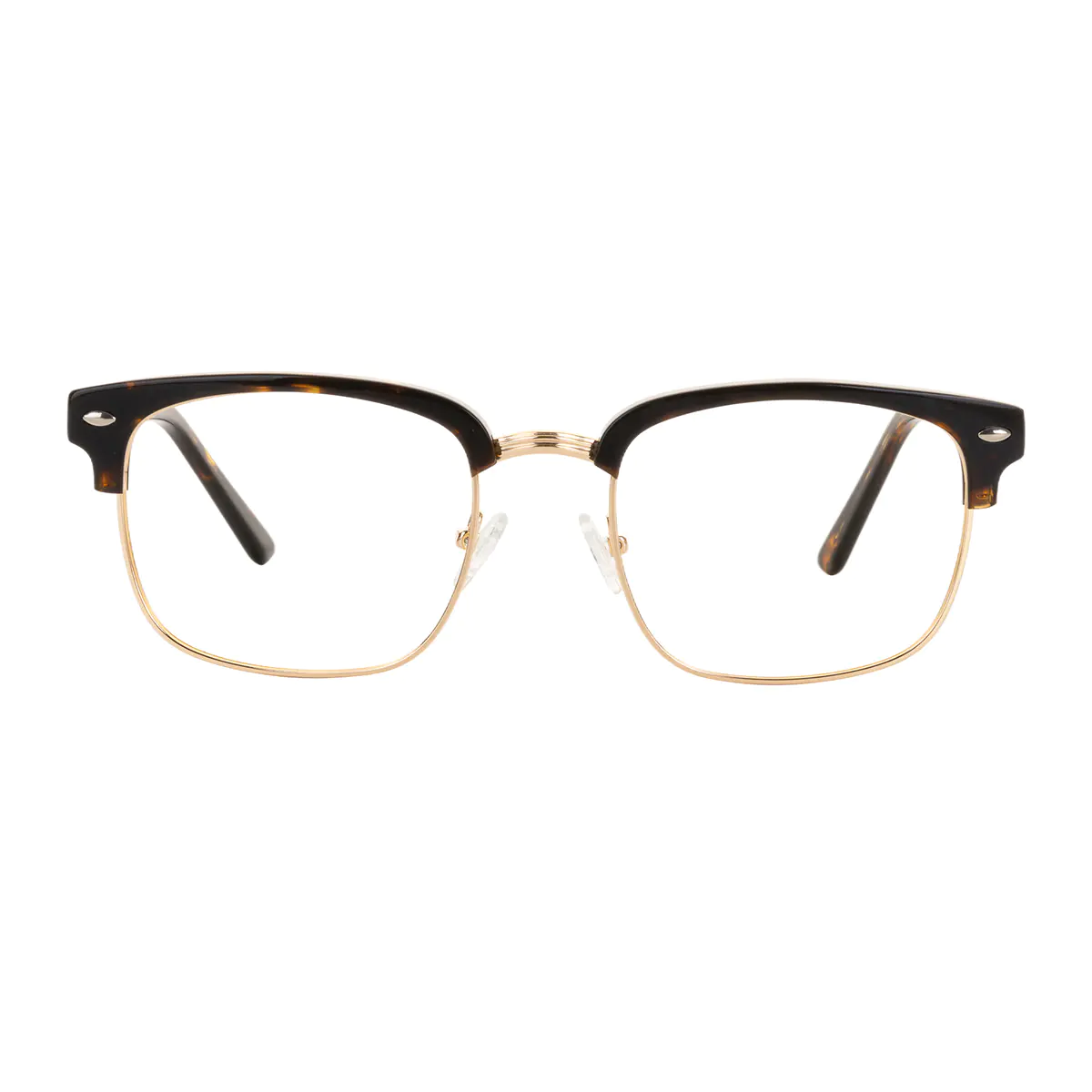 Rectangle Tortoiseshell/Gold Eyeglasses