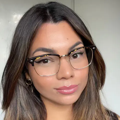 Rectangle Tortoiseshell/Gold Eyeglasses
