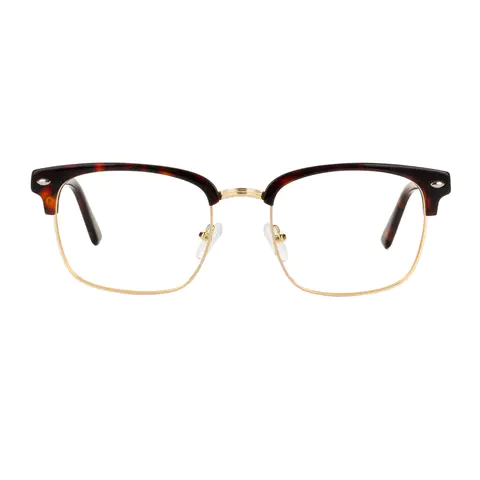 Rectangle Ruby Tortoiseshell/Gold Eyeglasses