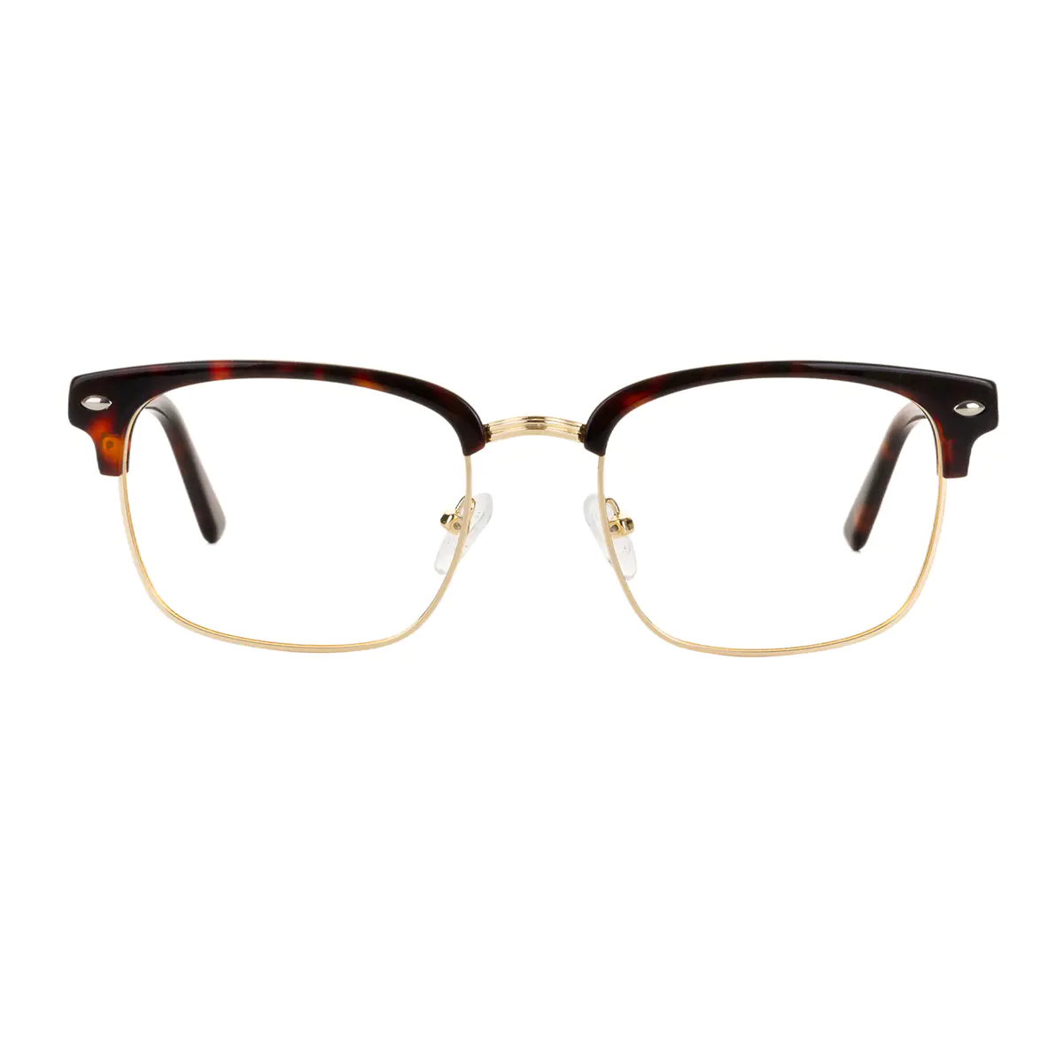 Rectangle Ruby Tortoiseshell/Gold Eyeglasses