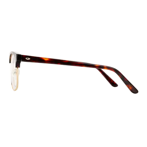 Rectangle Ruby Tortoiseshell/Gold Eyeglasses