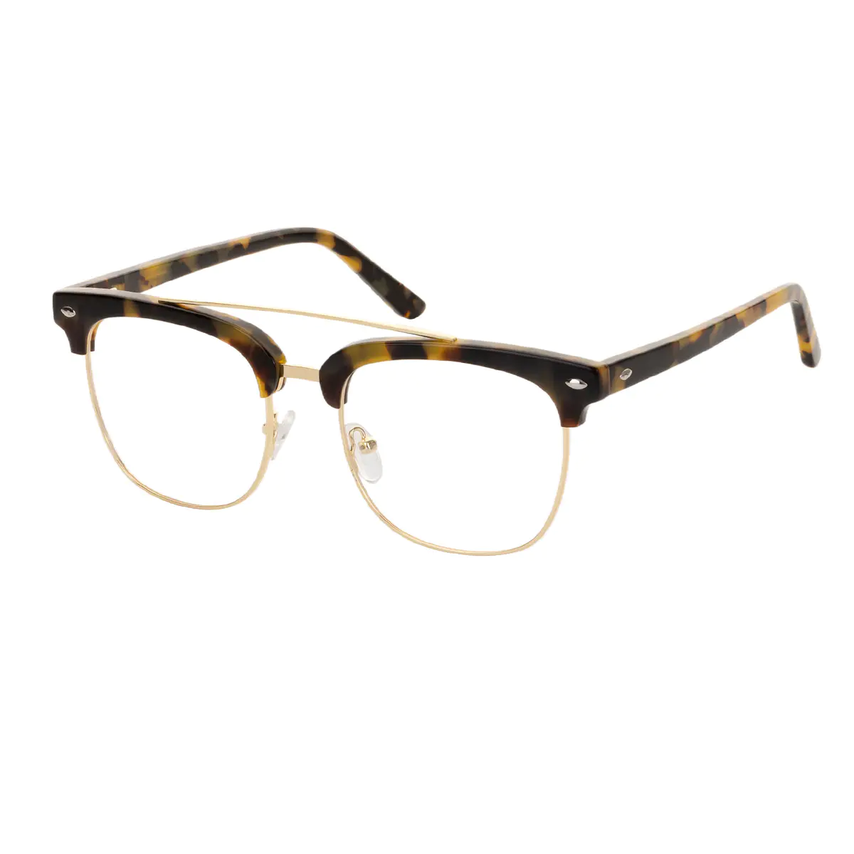 Browline Tortoiseshell/Gold Eyeglasses