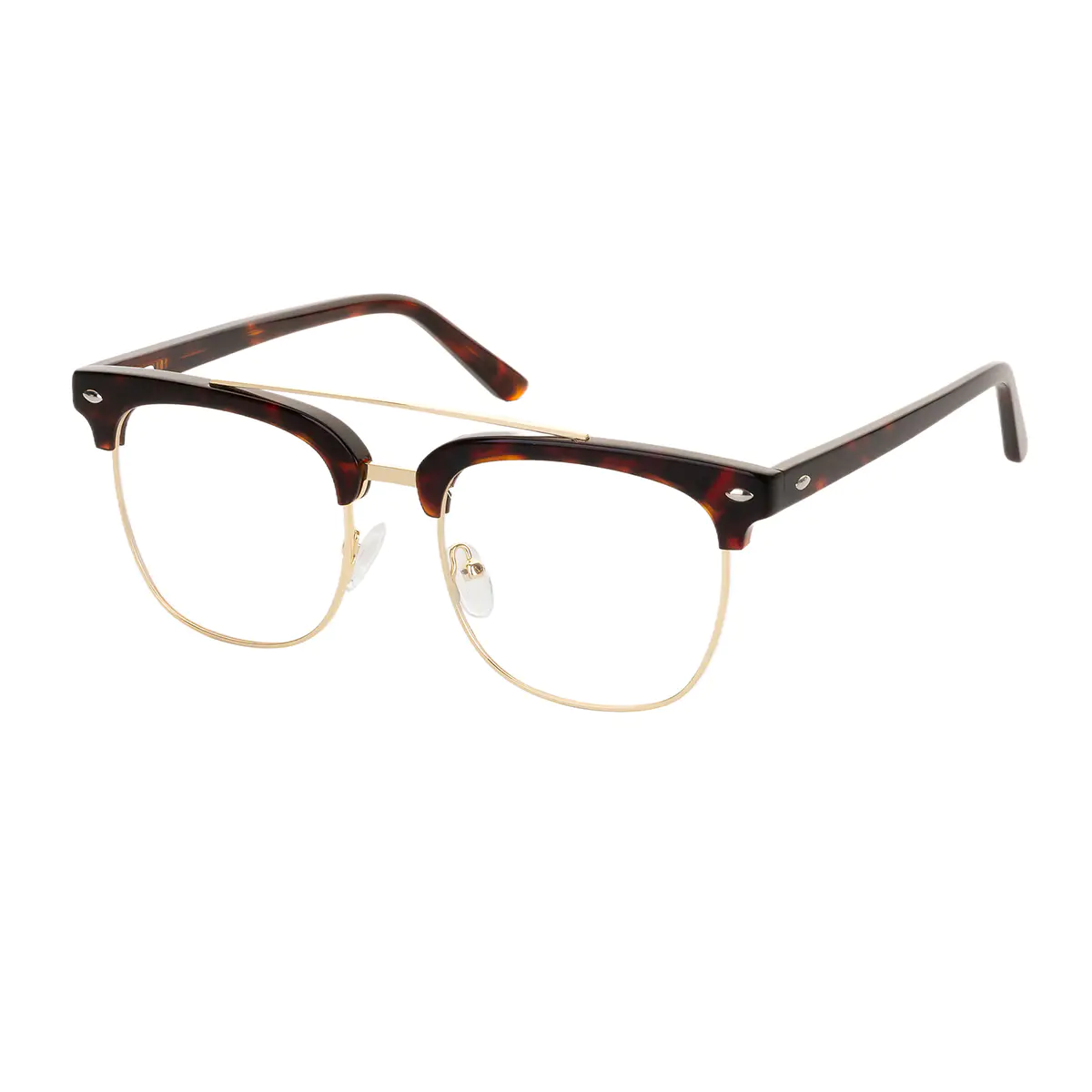 Browline Ruby Tortoiseshell/Gold Eyeglasses