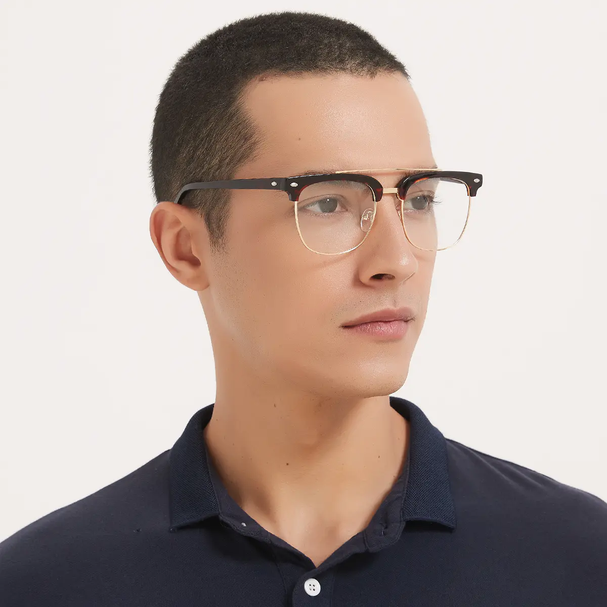 Browline Ruby Tortoiseshell/Gold Eyeglasses
