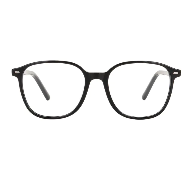 Square Black Eyeglasses