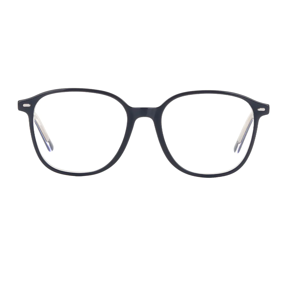 Square Blue Eyeglasses