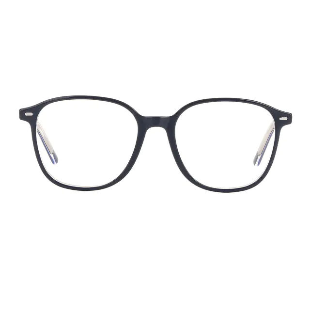Square Blue Eyeglasses