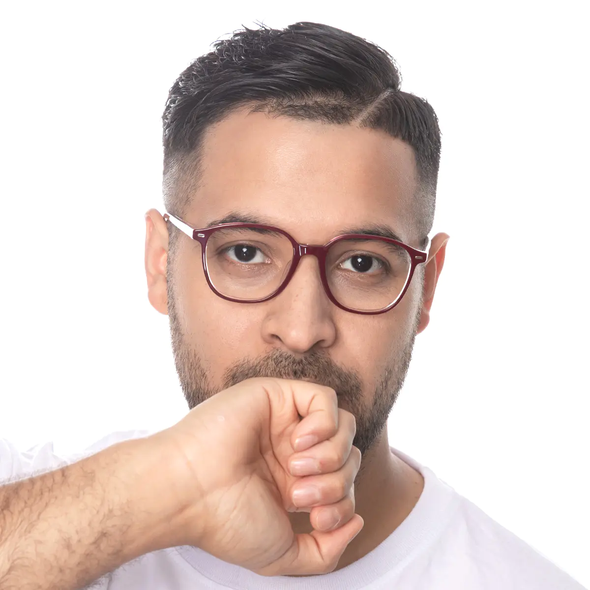 Square Blue Eyeglasses