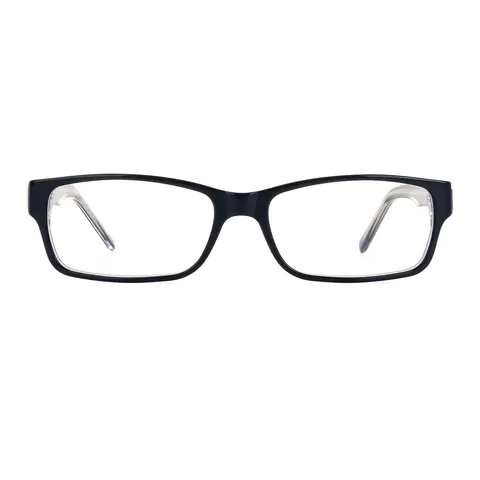 Rectangle Navy Blue Eyeglasses