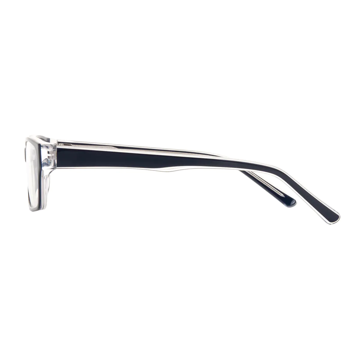 Rectangle Navy Blue Eyeglasses