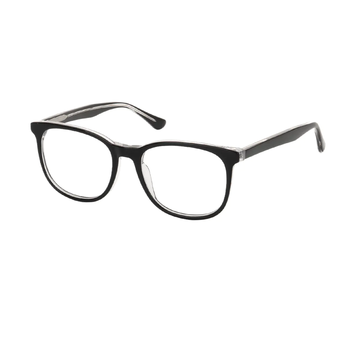 Square Black Eyeglasses