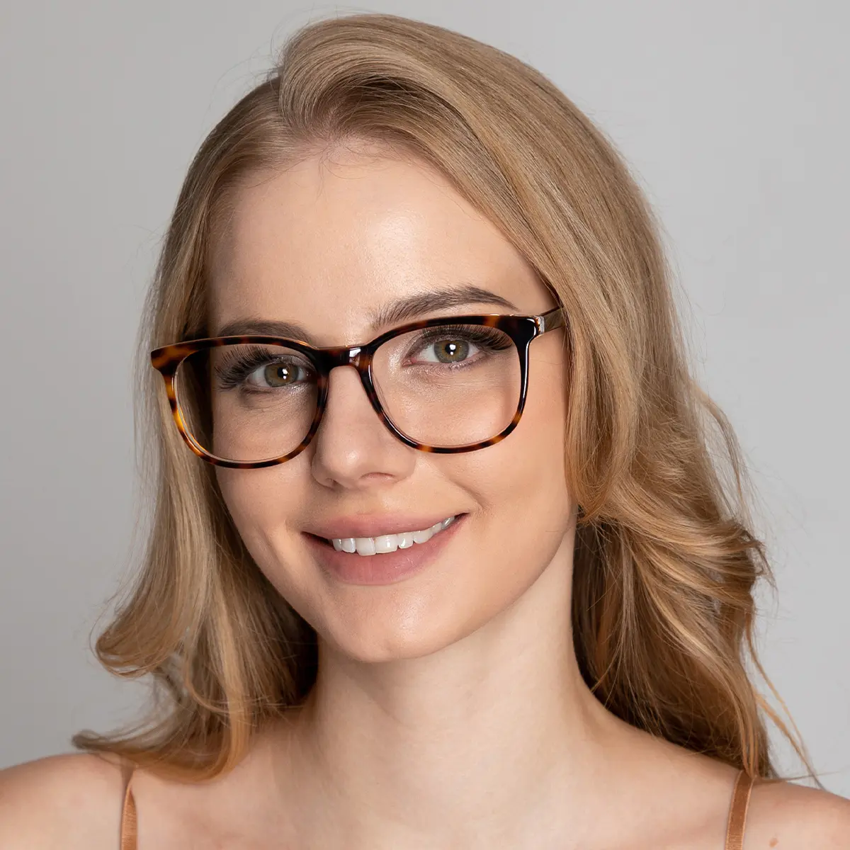Square Tortoiseshell Eyeglasses