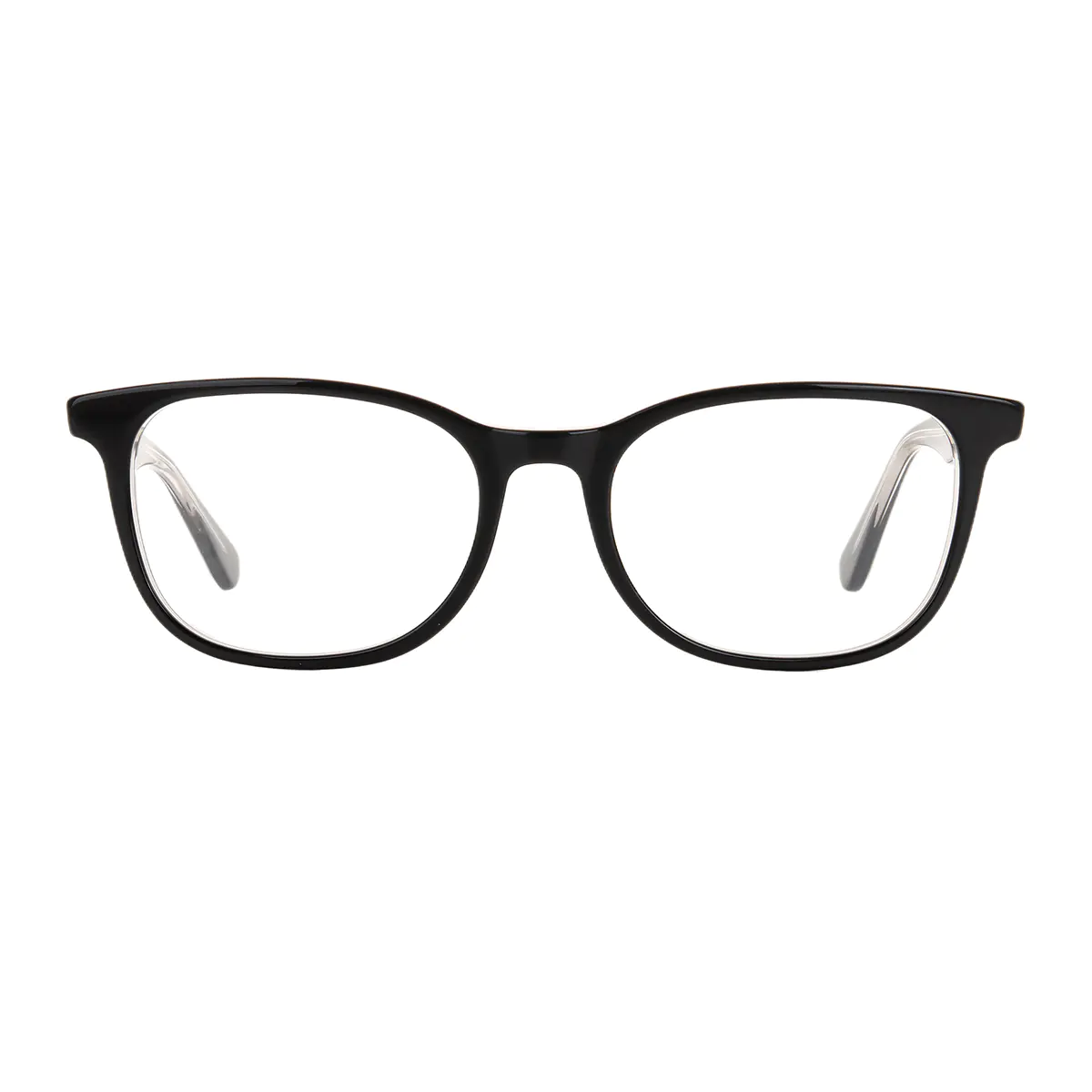 Oval Grey Eyeglasses