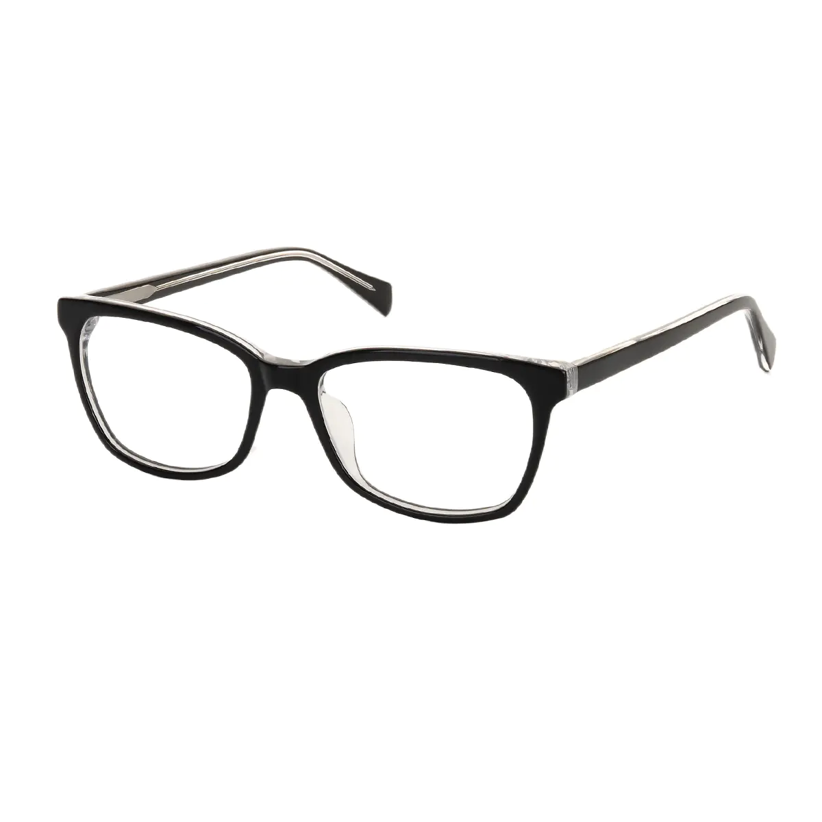 Rectangle Black Eyeglasses