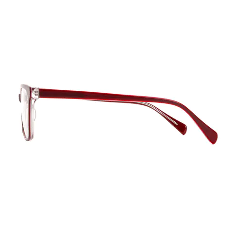 Rectangle Red Eyeglasses