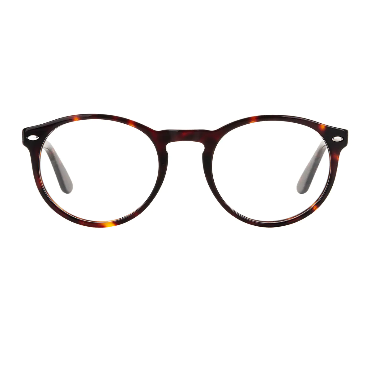 Round Tortoiseshell Eyeglasses