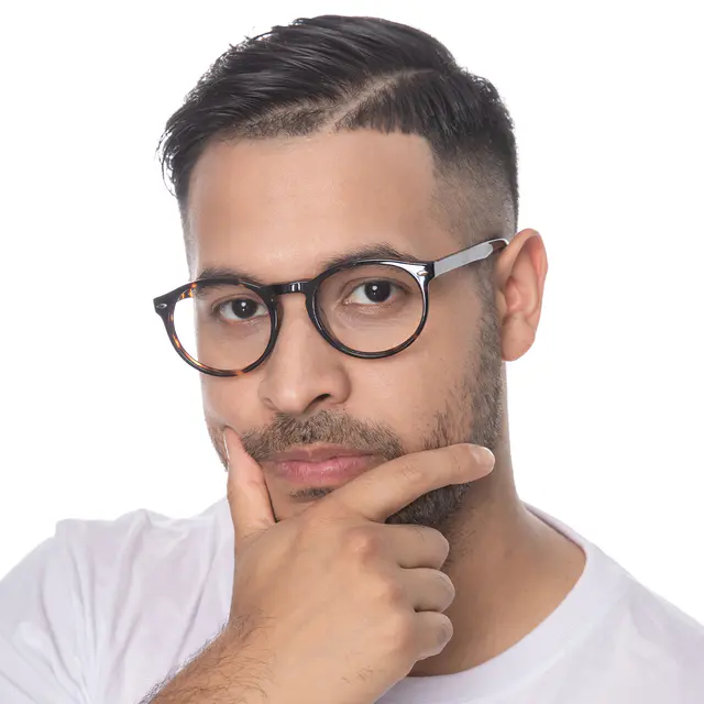 Round Tortoiseshell Eyeglasses