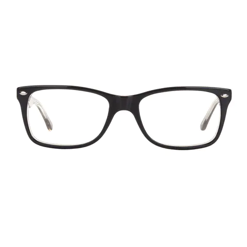 Rectangle Blue Eyeglasses