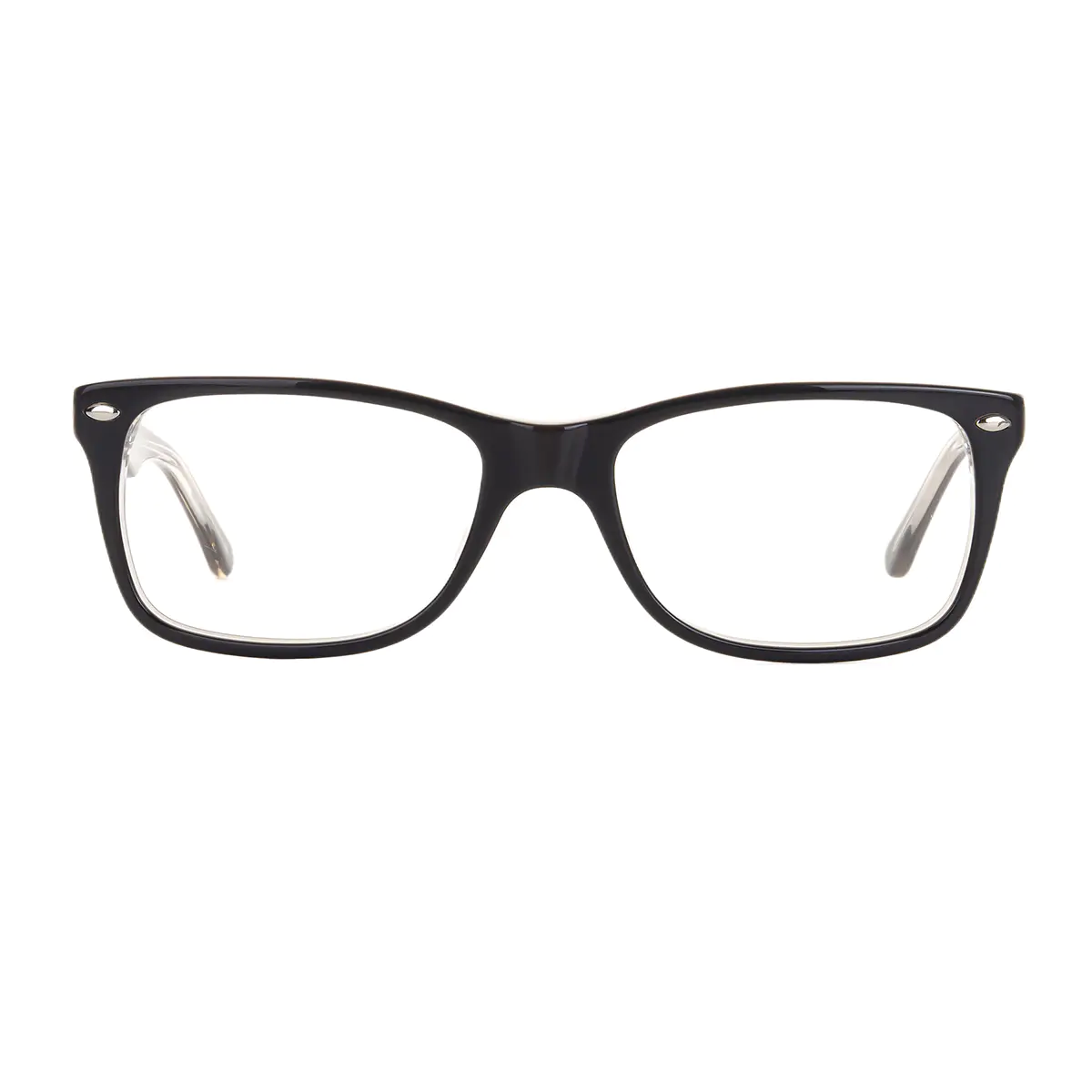 Rectangle Blue Eyeglasses