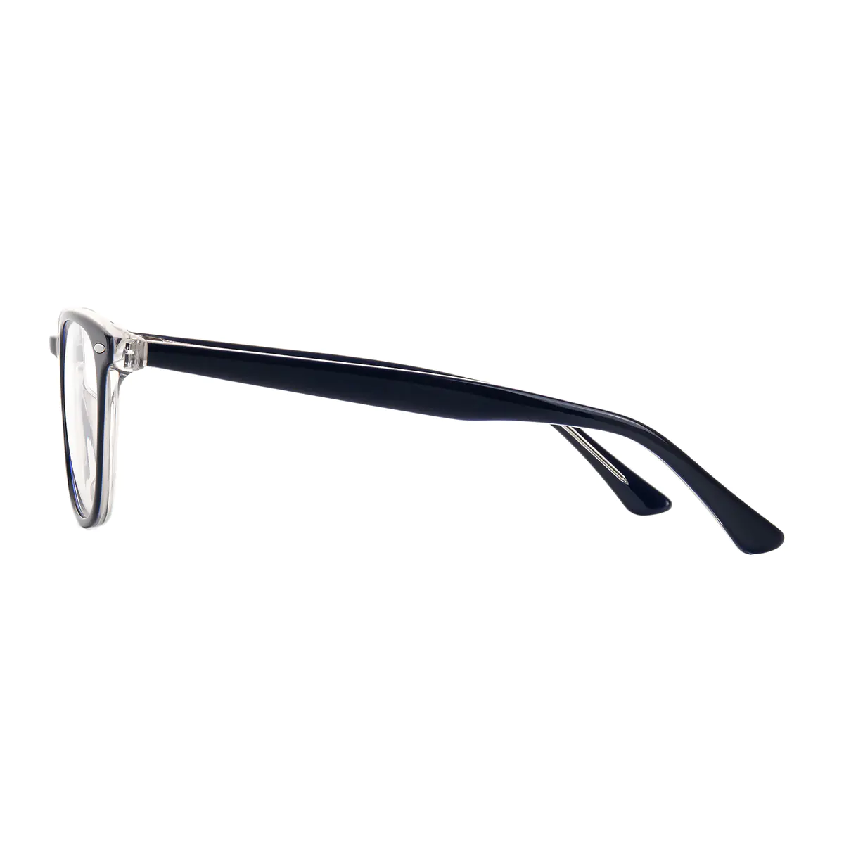 Rectangle Navy Blue Eyeglasses