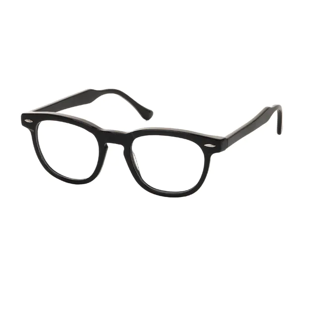 Square Black Eyeglasses