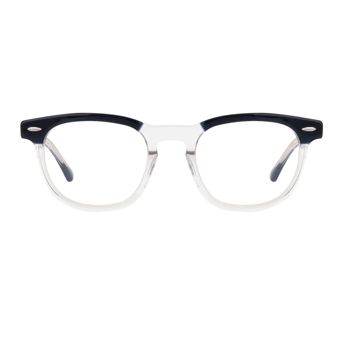 Rectangle Blue/Clear Eyeglasses