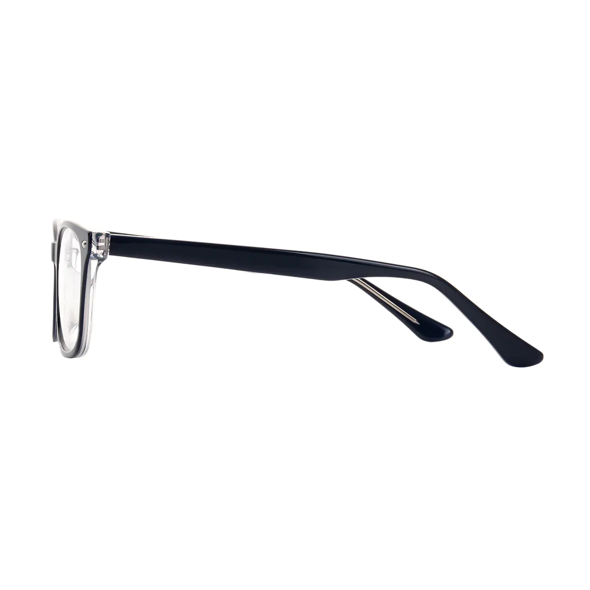 Rectangle Blue Eyeglasses