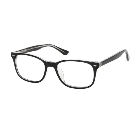 Rectangle Grey Eyeglasses