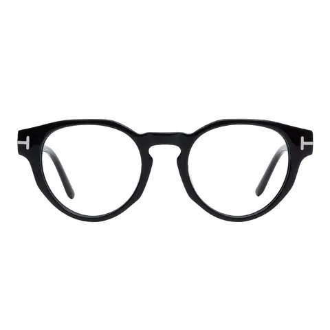 Round Black Eyeglasses