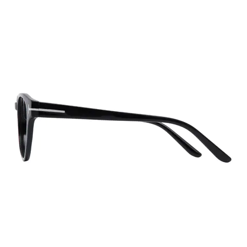 Round Black Eyeglasses