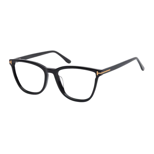 Square Black Eyeglasses