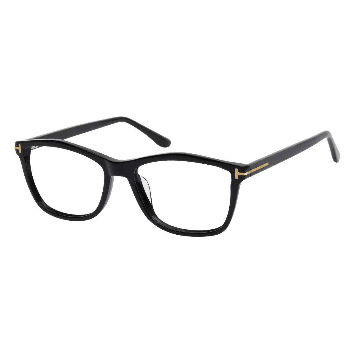 Rectangle Black Eyeglasses