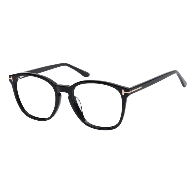Square Black Eyeglasses