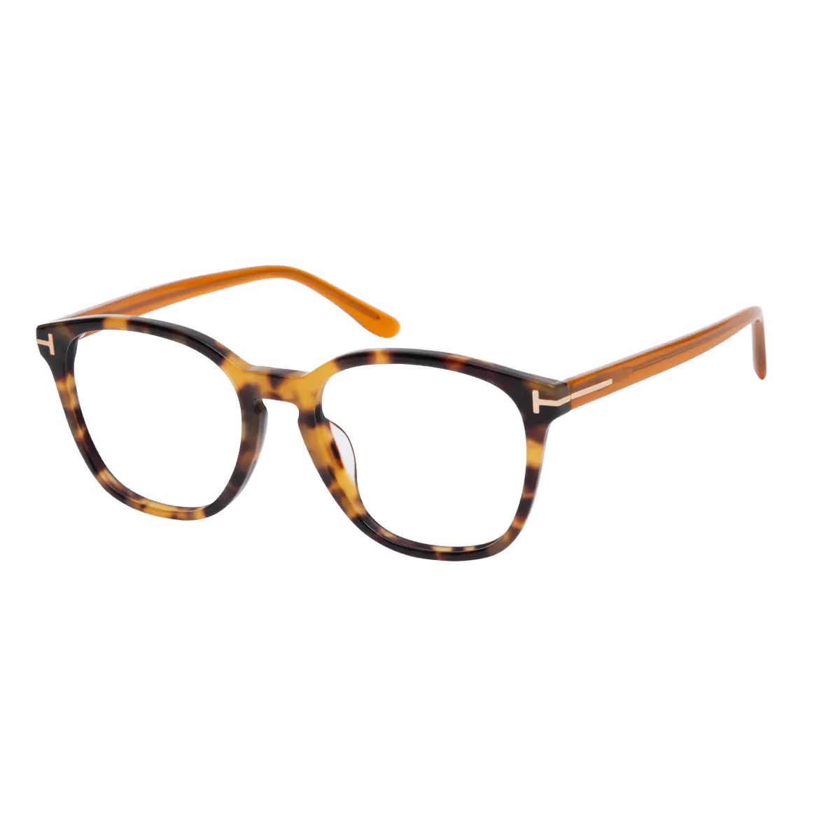 Square Tortoiseshell Eyeglasses