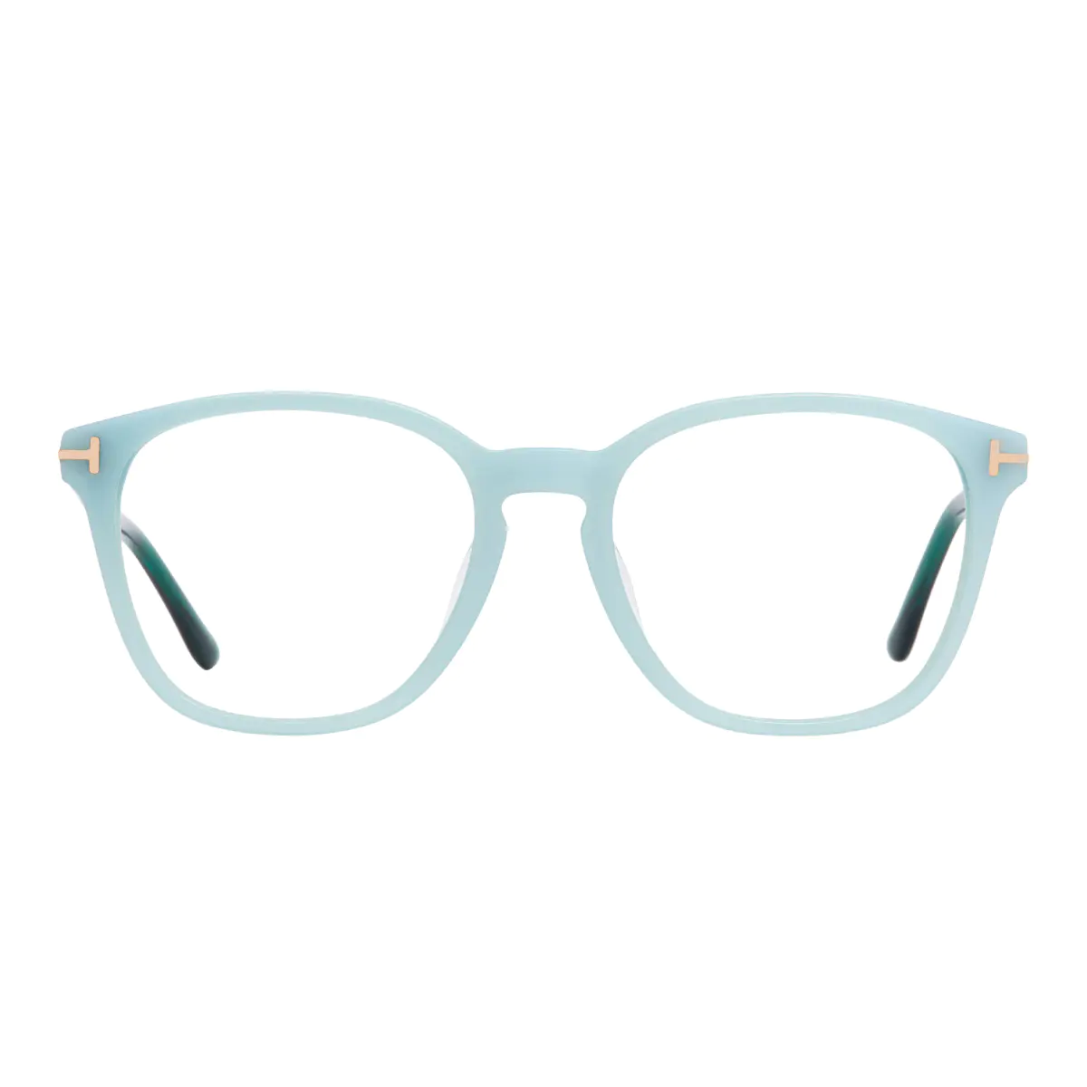 Square Light Blue Eyeglasses
