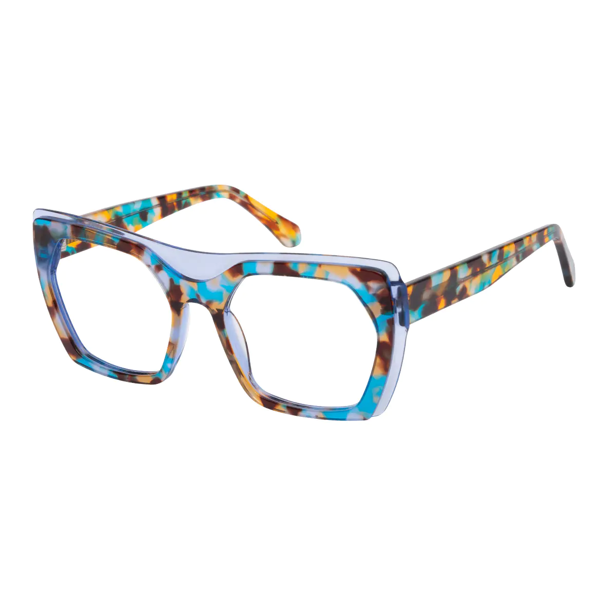 Square Multicolor Eyeglasses