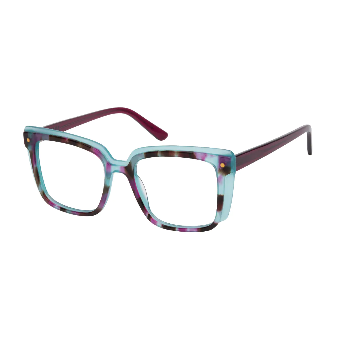 Square Tortoiseshell Eyeglasses