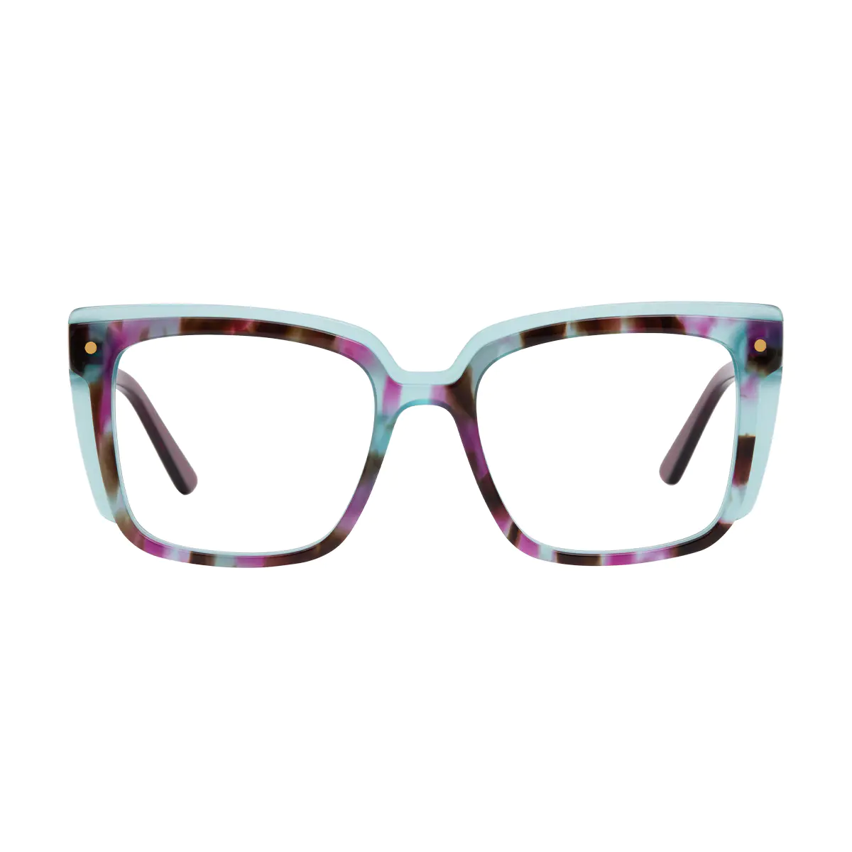 Square Tortoiseshell Eyeglasses