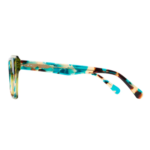 Geometric Tortoiseshell Eyeglasses