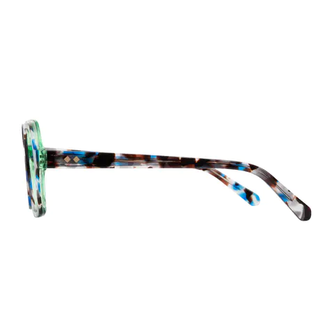 Geometric Tortoiseshell Eyeglasses