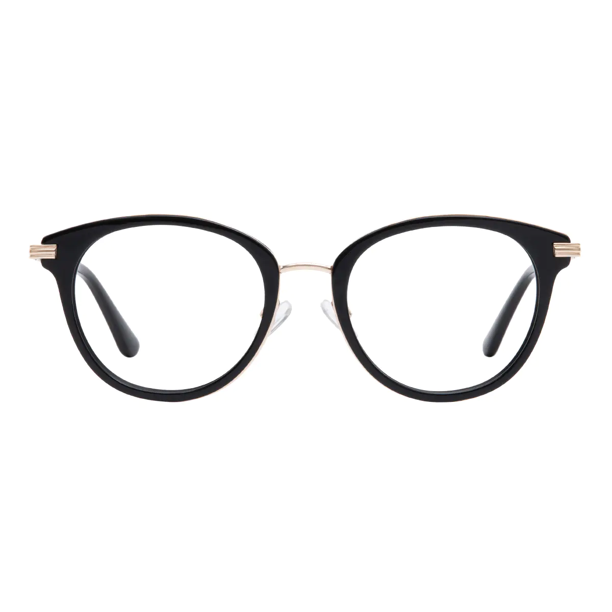 Round Black Eyeglasses