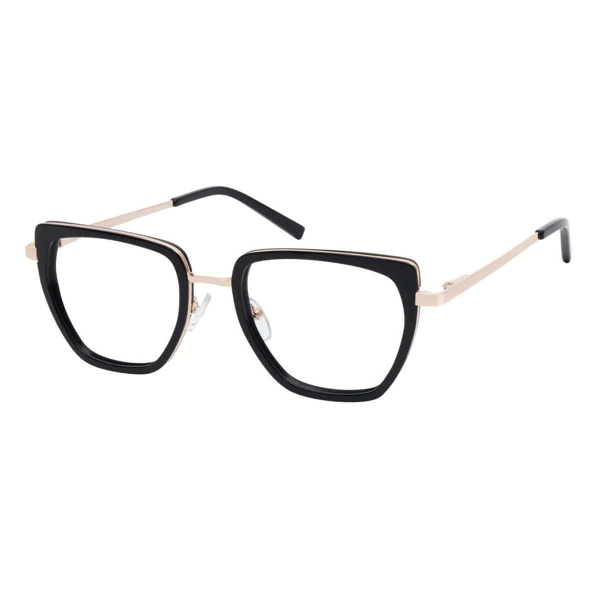 Square Black Eyeglasses