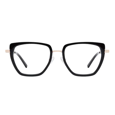 Square Black Eyeglasses